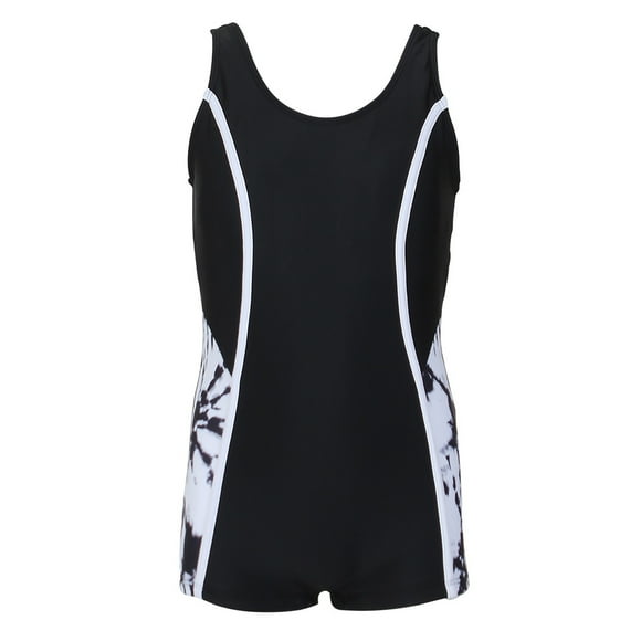 Yammkia Maillot une Pièce pour Enfants Filles Filles Maillots de Bain à Volants Maillots de Bain une Pièce Séchage Rapide (Noir, 11-12 Ans)