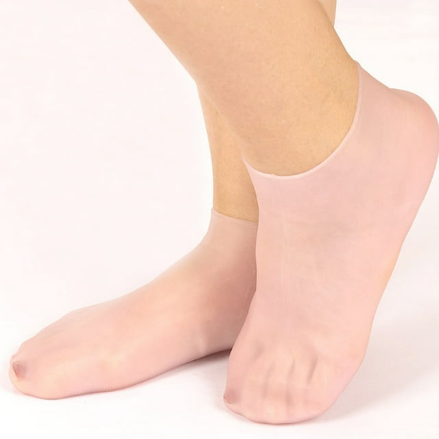 Foot Category Moisturizing Exfoliating Silicone Socks for Spa Pedicure Soft Beach Protective Foot Care Socks
