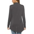 thumbnail image 3 of Sedceaty Women Simple Style Cardigan, Solid Color Long Sleeve Knitwear with Pockets, S/ M/ L/ XL/ XXL, 3 of 5