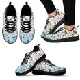 thumbnail image 1 of Zapatos médicos de enfermera con dibujos de oso y degradado azul, cómodos zapatos planos negros de verano con dibujos animados para médicos, 1 of 6