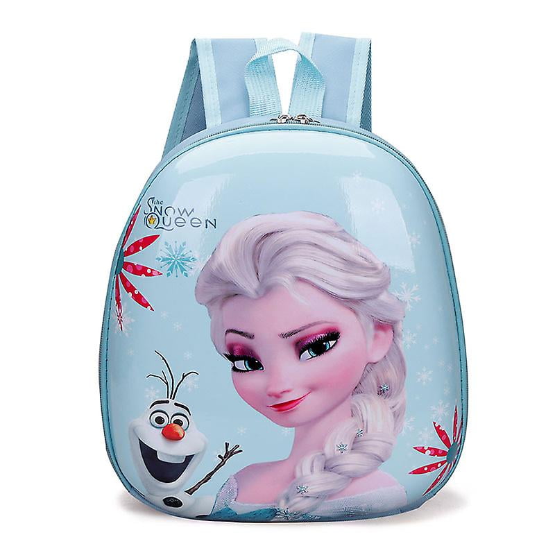 Kindergarten Cartoon Frozen Elsa Anna School Bag 3D Spiderman Waterproof  Girls Boys 2-5 Years Old Children Backpack Photo Color5 