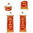 thumbnail image 7 of Hanging Couplets Vietnamese Lunar New Year Decoration Velvet Material for Entryway Living Room and Bedroom Festive Decor, 7 of 7