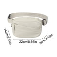 thumbnail image 4 of Deeceymbur Chest Bag Shoulder Body Pack Unisex Casual Waist Pouch for Outdoor Sports Phone Holder, 4 of 7
