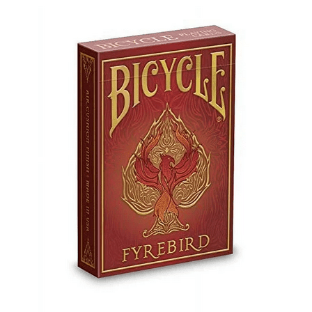 Bicycle Fyrebird Playing Cards Red