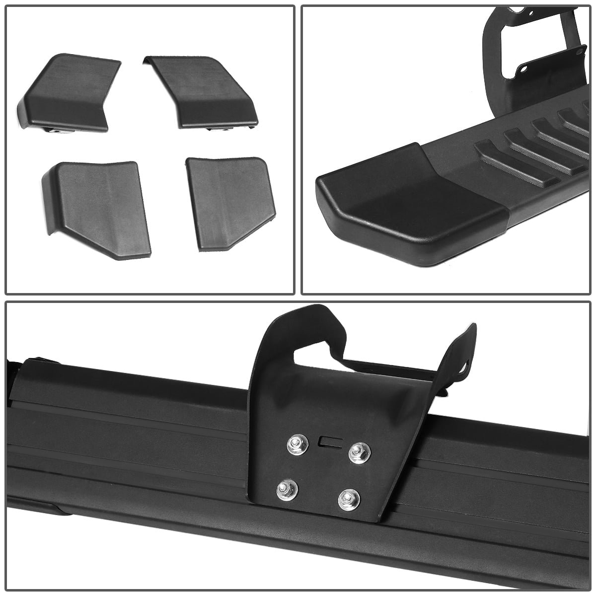 Nuvision for 15-24 Ford F150 F250 F350 SD Crew Cab 6" Side Step Nerf Bar Running Board