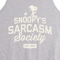 thumbnail image 2 of Peanuts - Snoopy Sarcasm Society - Men's Jersey Tank Top, 2 of 5