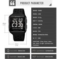 thumbnail image 7 of Men's Sports Watches Waterproof Military Digital Watches for Men with Multifunction Alarm Dual Time Zones Stopwatch, 7 of 7