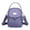 Purple, variant on SUSHANG Ladies Canvas Bag New Atmosphere Mom Bag Crossbody Cloth Multi Compartment Shoulder Bag