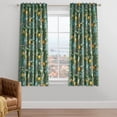 thumbnail image 5 of Topfinel Fancy Hummingbird Patterned Curtain,SageGreen Curtains for Living Room, Thermal Insulated Blackout Curtains for Bedroom, Floral Vintage Lemon Curtains 72 inch Length 2 Panels Set, 5 of 11