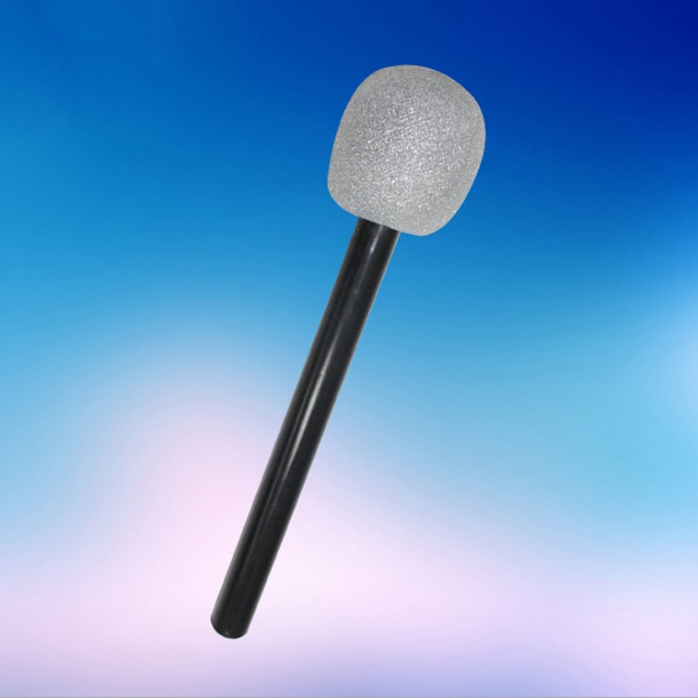 Halloween Decoration Microphone Singing Props Fake Microphone for Bar Party Performance