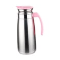 thumbnail image 1 of Hervidor de agua para el hogar, botella para té, café, jarra de agua fría de acero inoxidable, hervidor de agua fría para picnic, jugo, vacaciones, Rosa, 1 of 10