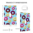 thumbnail image 5 of Kll Donuts Wall Plate,Gloss Finish,Standard Size 1 - 5" X 3", Polycarbonate Thermoplastic,Electric Receptacle Plug Covers, 5 of 8