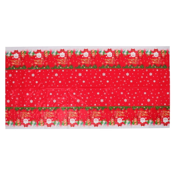 Christmas Party Table Cover Decor Decorations Holiday Ornaments