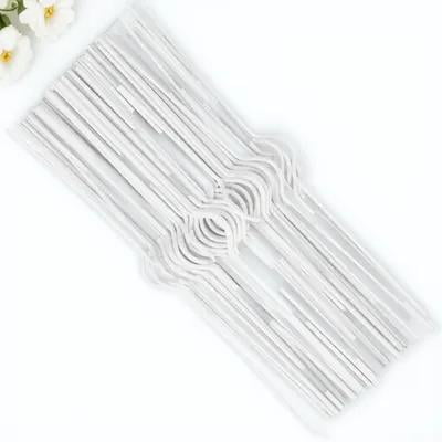 BESTOYARD 100pcs Wall Calendar Holder White Iron for Easy Page Flipping and Users