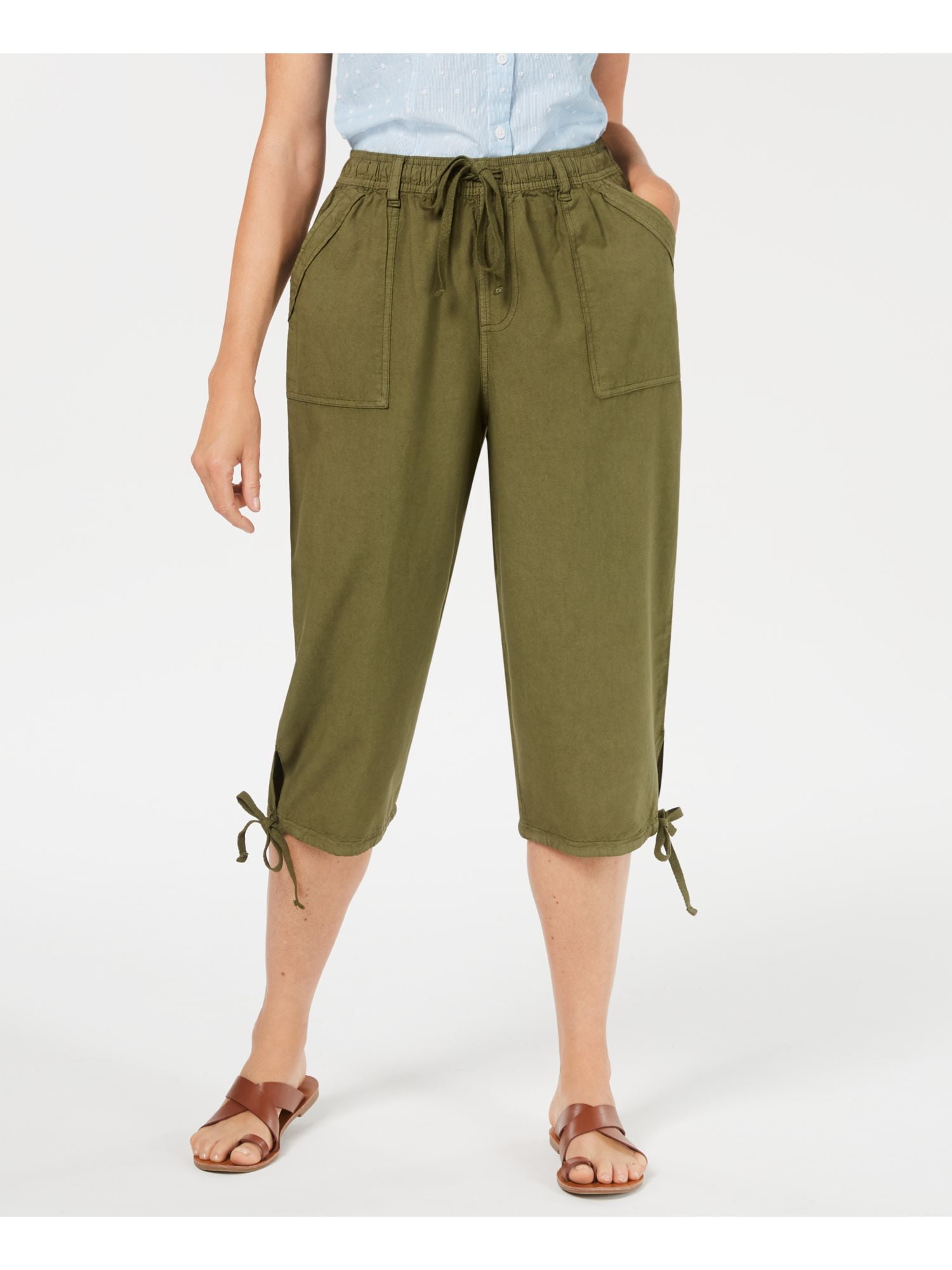 karen scott french terry pants