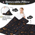 thumbnail image 3 of Halloween Glowing Pumpkins Pattern Toddler Nap Mats for Kids Preschool,51"x22" Sleeping Mat Bag or Kids,Toddler Sleeping Bag,Toddler Nap Mat or Daycare, 3 of 6