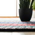 thumbnail image 4 of SAFAVIEH Aspen Leontyne Geometric Wool Area Rug, Navy/Red, 7' x 7' Square, 4 of 7