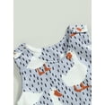thumbnail image 5 of Western Baby Boy Girl Farm Outfit Chicken Romper Jumpsuit Sleeveless One Piece Summer Clothes, 5 of 7