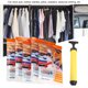 thumbnail image 2 of Bolsa Organizadora Sellada Comprimida 5 Uds Bolsas De Almacenamiento Comprimido Al Vacío Ropa De Cama Edredón Organizador De Ahorro De Espacio Bolsa De Sellado 80x110cm OTVIAP Vacuum Compressed Storage Bag, 2 of 8