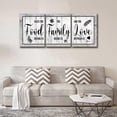 thumbnail image 5 of kitchen Wall Art for Dining Room Decor Signs,Canvas Prints Kitchen Wall Decoration Sign,Rustic Farmhouse Home Living Room for Bedroom Wall Decor Artwork (White-Food, 12 X 15 X 3), 5 of 6