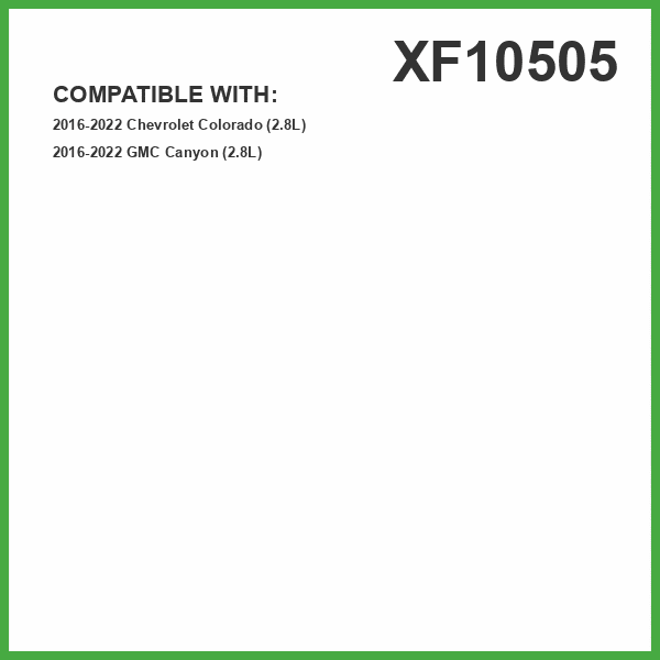 ECOGARD XF10505 Premium Diesel Fuel Filter (Set of 2) Fits Chevrolet Colorado 2.8L DIESEL 2016-2021 | GMC Canyon 2.8L DIESEL 2016-2020
