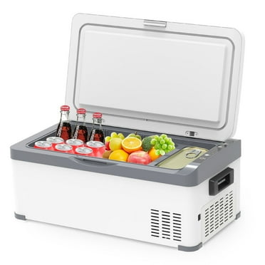 TopAutoGear 12 Volt Refrigerator, 20QT(19L) Compressor Electric Cooler,Car Fridge (-8℉~68℉),Portable Refrigerator 12/24V DC 110-240V AC,Portable Freezer for Camping, Travel, Truck, Boat