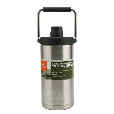 Ozark Trail 1/2 Gallon Double-wall Vacuum-sealed Stainless Steel Water Jug