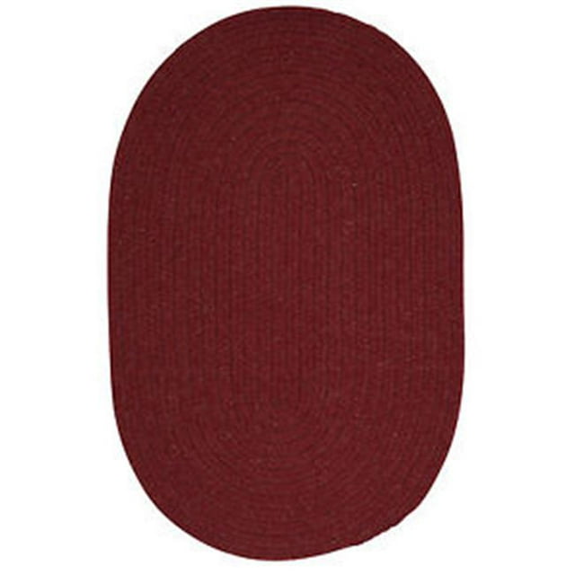 Colonial Mills Rug WL52R048X072 Bristol - Holly Berry 4 ft. x 6 ft. Braided Rug
