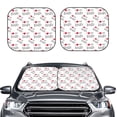 thumbnail image 2 of Kll I Love My Dad Windshield Sun Shade 2-Piece Foldable Car Front Window Sunshade For Most Sedans Suv Truck - Auto Sun Blocker Visor Protector Blocks Max Uv Rays - Small, 2 of 7