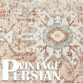 thumbnail image 3 of RUGKING Vintage Area Rugs 8x10 Brick Red Oriental Medallion Pattern Mat Non Slip Thin Indoor Rug for Living Room Bedroom, 3 of 8