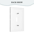 thumbnail image 4 of ZICANCN Outlet Covers Wall Plate, Paisley Black Abstract Aesthetic Light Switch Cover Decorative, Duplex Toggle Combo 1-Gang, 4 of 9