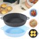 thumbnail image 2 of 2pcs Air Fryer Silicone Pad Oven Baking Tray Non-stick Air Fryer Silicone Pot Air Fryer Accessories, 2 of 3