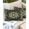 thumbnail image 6 of Vintage Green Throw Pillow Covers, Southwestern Geometric Abstract Art Soft Breathable Pillow Cases with Invisible Zipper for Sleeping, Standard Pillowcases for Couch Bed Sofa Chair 20x26 Inches, 6 of 6