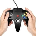 thumbnail image 6 of LUXMO USB N64 Controller, 2 Pack Classic Retro N64 Wired USB PC Game pad Joystick, N64 Bit USB Wired Game Stick Joy pad Controller for Windows PC MAC Linux Raspberry Pi 3 Genesis Higan, 6 of 9
