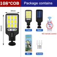 thumbnail image 1 of Farolas solares para exteriores, lámpara Solar con 3 modos de luz, Sensor de movimiento impermeable, iluminación de seguridad para jardín, Patio, camino, 1 of 4