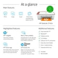 thumbnail image 3 of H-P DeskJet 27_Series Printer, All-in-One Color Inkjet Printer, Print Copy Scan, Wireless USB Connectivity, Mobile Printing, up to 9ppm, 4800 x 1200 dpi, with MTC Printer Cable and File Folders, 3 of 5