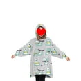 thumbnail image 1 of Fortune Matching Family Wearable Blanket Oversized Hoodies Pullover Christmas Pajama, 1 of 5