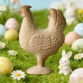 thumbnail image 2 of DefiDgd Wooden Hen Shaped Unfinished Animal Ornaments,Self-Painting Handcrafted 3D DIY Blank Wood Crafts Ornament for Table Top Office Party Shelf Decoration(E), 2 of 6