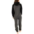 thumbnail image 2 of Women Plain Onesies – Fleece One-Piece Hooded Plain Onesie for Women, Zip-up Unisex Playsuit Jumpsuit Pajamas for Adults, 2 of 2