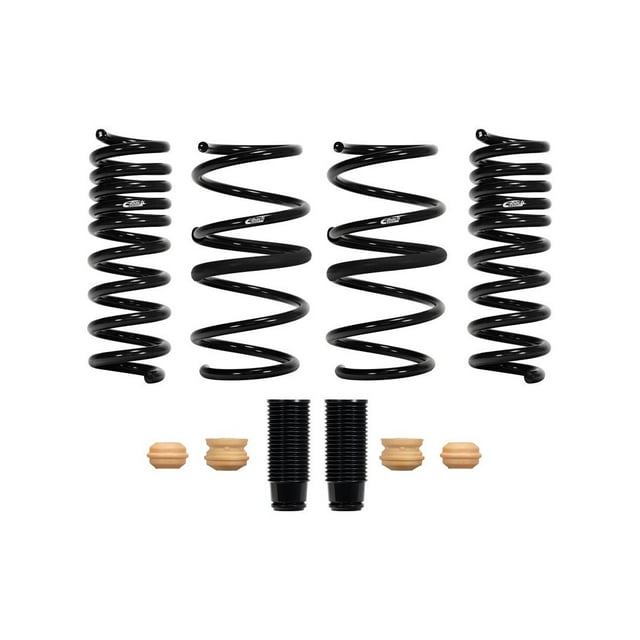 Fits 2020-2023 Toyota GR Supra Eibach Lowering Kit E10-82-089-01-22 Pro-Kit; 1.7 Inch Front Drop/1.2 Inch Rear Drop; Black; Without Shock Absorbers
