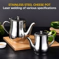thumbnail image 3 of Wovilon Stainless Steel Oil Pot Kitchen Oil Filter Cup Household Oil Pot Drains Oil, 3 of 7