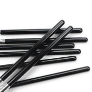 6Pcs Eyeshadow Brush Set, Portable Eye brushes, Eye Makeup Brush, Eyeliner Brush by Tkrady (black).