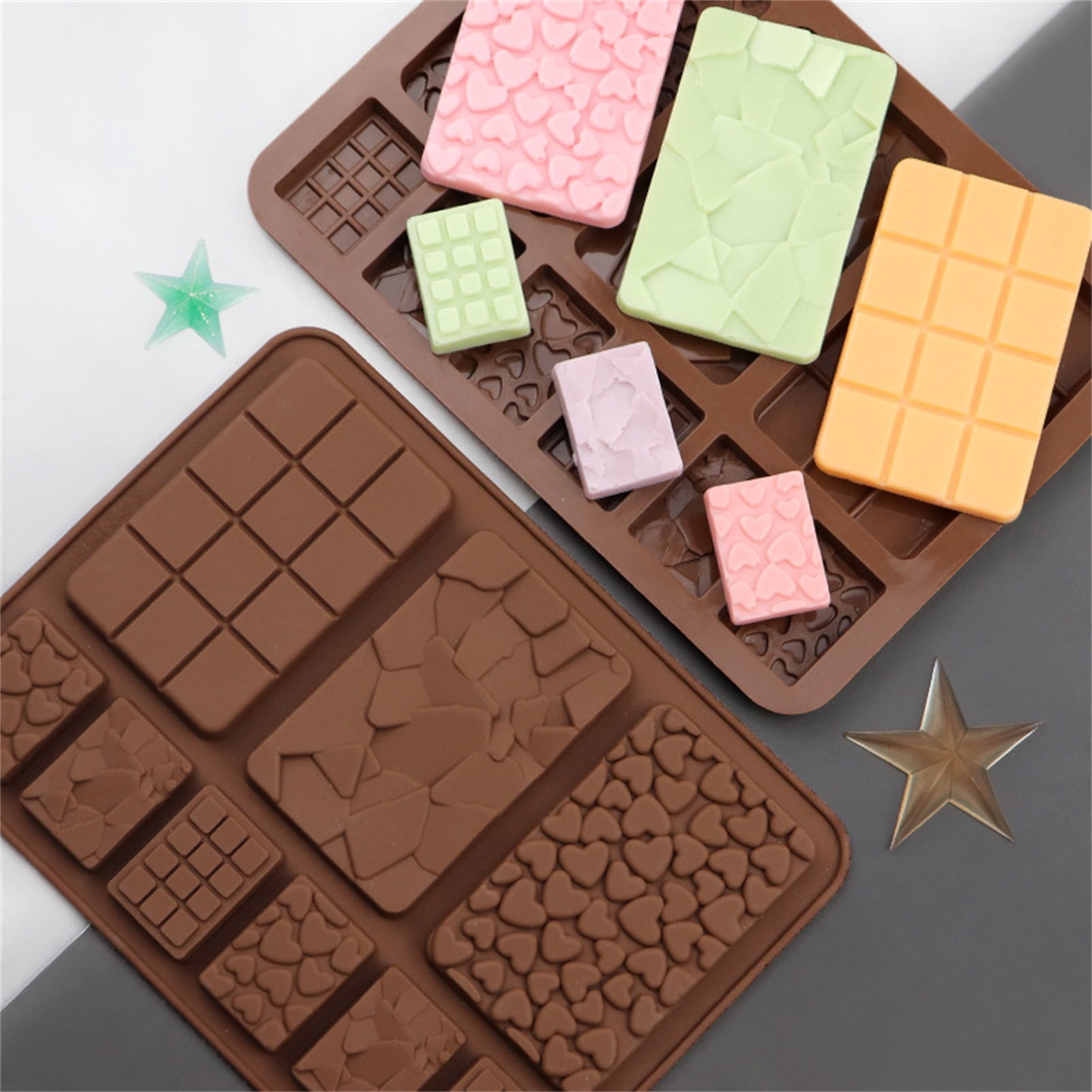 Geometric Candy Bar Chocolate Mold – Layer Cake Shop