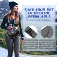 thumbnail image 4 of Travel Safely and Comfortably with Your Pet: Reflective Pet Sling Carrier, 4 of 5