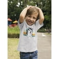 thumbnail image 2 of Husky Pup Retro Design T-Shirt Toddler -Image by Shutterstock,  4 Toddler, 2 of 4