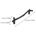 thumbnail image 2 of HORIALENCE 4Pcs Modern Black Knobs Branch Shaped Decorative for Dresser, 2 of 8