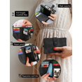 thumbnail image 4 of Women Wallet Rfid Blocking, Large Capacity Small Coin Purse Leather Chic Short Purse, 4 of 5