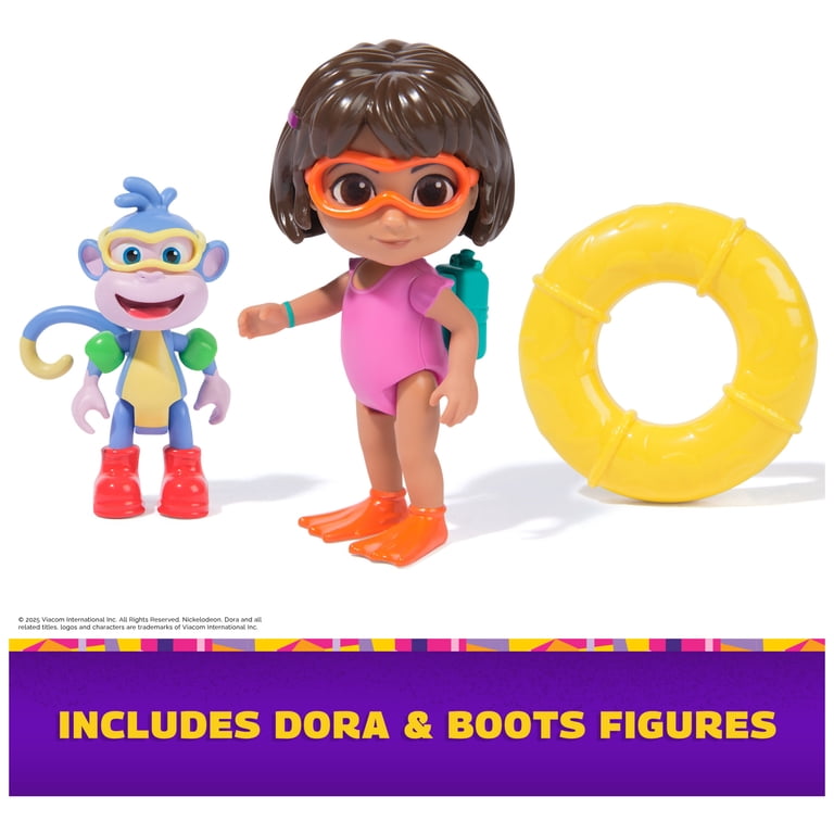 Pack De Aventura Dora La Exploradora Con 2 Figuras Articuladas (Dora Y Tico) Y Patinete De 3 Ruedas, Para Niños Y Niñas Desde 3 Años