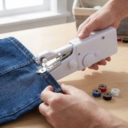 Portable Hand Held Sewing Machine - Stitch Sew For Quick Handy Household Cordless - Handheld Electric Sewing Machine