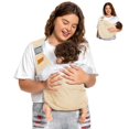 thumbnail image 1 of Mochila portabebés ajustable para niños de 3 a 20 kg, color beige, 1 of 7